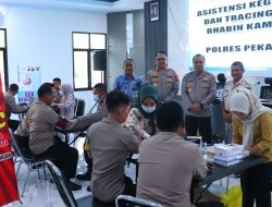 Menuju Eliminasi TB Paru, Biddokkes Polda Jateng Gelar Asistensi di Polres Pekalongan